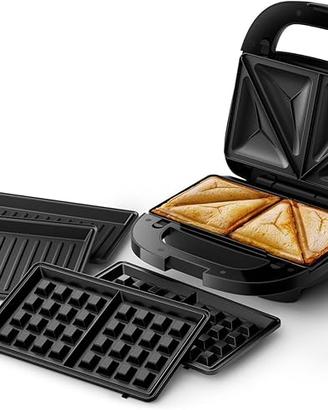 Macchina per Panini - Set di 3 Piastre per Panini