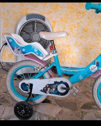 Bicicletta bambina 14 pollici a rotelle