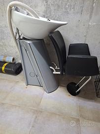 Lavatesta  con poltrona