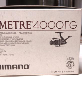 mulinello anni 1990 Shimano Symetre 4000FG - Nuovo