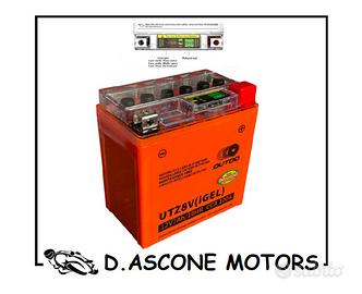 Batteria Outdo Precaricata a gel YTZ8V 12V-7AH 10H