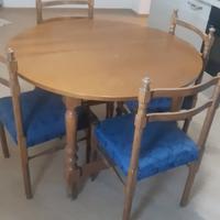Ribassato(quasiregalo) Tavolo+4 sedie legno