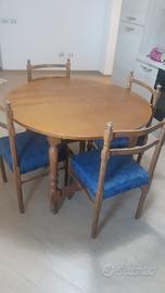 Ribassato(quasiregalo) Tavolo+4 sedie legno