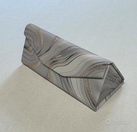 Custodia triangolare pieghevole x occhiali stampa