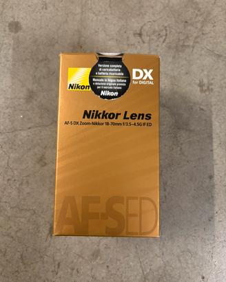 Obiettivo Nikon per Fotografia