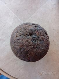 antica boccia in legno pioppo e ulivo