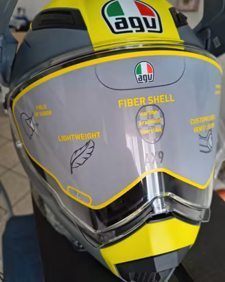 Casco agv ax9 enduro stradale