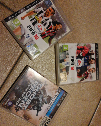 Ghost Recon + Fifa 10 + Fifa 12 x PS3