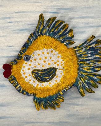 2 quadri soggetto originale in rilievo