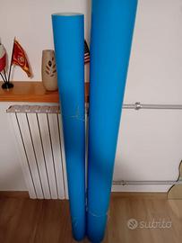 Tappeti/pavimento in PVC blu' per palestra