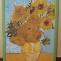 Puzzle girasoli incorniciato
