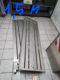 Rampe pedane alluminio giardino carrello