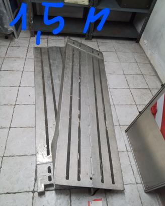 Rampe pedane alluminio giardino carrello