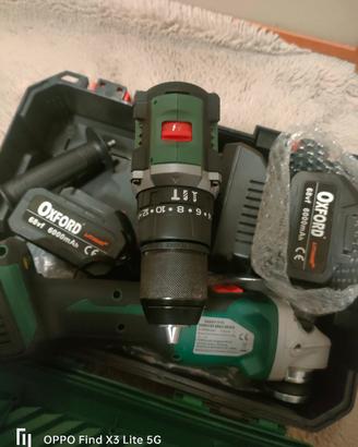 kit trapano avvitatore+ smerigliatrice 