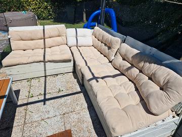 Divano cuscini per bancali legno