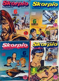 Fumetti Skorpio annate IV, IX e XXII