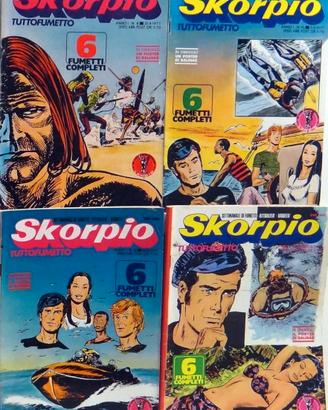 Fumetti Skorpio annate IV, IX e XXII