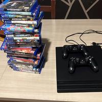 ps4 pro+2 controller originali e 29 giochi