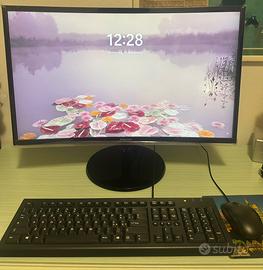 PC HP Intel i3 8GB+512GB SSD Monitor curvo 27”