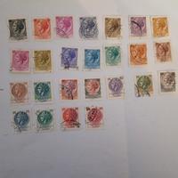 francobolli serie Turrita anni 60/70
