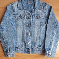 Giacca denim bambina tg.128 cm