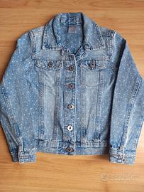 Giacca denim bambina tg.128 cm