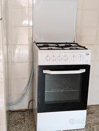 beko cucina a gas 4 fuochi con forno
elettrico