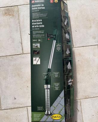 Bruciatore diserbante ad aria calda