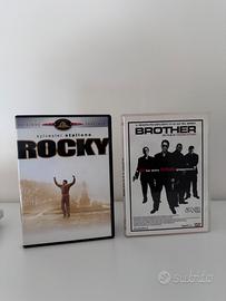 Lotto DVD film Rocky e Brother