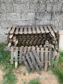 Steccato in legno