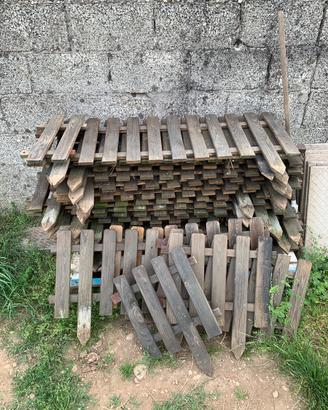 Steccato in legno
