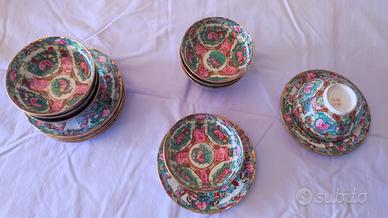 Set porcellana cinese antica
