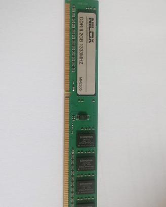 RAM DDR3 Nilox 2 GB 1333 MHz perfettamente funzion