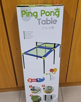tavolo in rete per ping pong