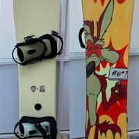 Tavola snowboard WARPIG RIDE LOONEY T. + attacchi