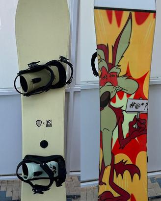 Tavola snowboard WARPIG RIDE LOONEY T. + attacchi