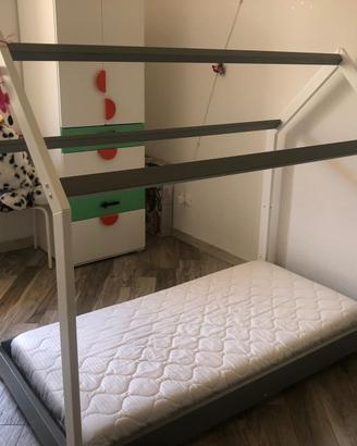 Letto montessoriano Cuoricini moovie