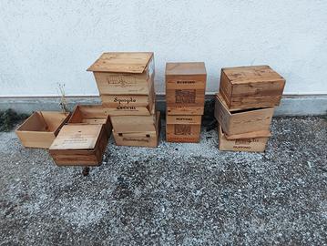 cassette legno vintage 