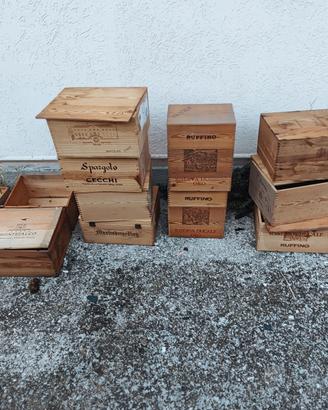cassette legno vintage 