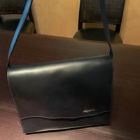 Nannini borsa vera pelle nera elegante