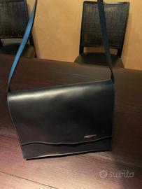 Nannini borsa vera pelle nera elegante