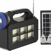 GENERATORE CON PANNELLO SOLARE PORTATILE CON CASSA