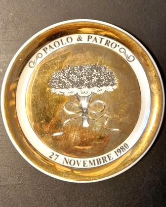 Piero Fornasetti-Sottobicchiere vintage anni '80
