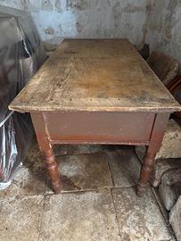 Tavolo antico pugliese “Mattarabanca” – originale