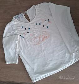 maglia,cotone bimba cristian dior