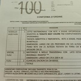 Letto matrimoniale Flou modello Doze