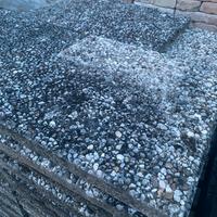 Lastre marmittoni 50x50 graniglia lavata grigio