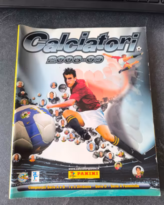 Album Calciatori Panini 2008-09 Incompleto