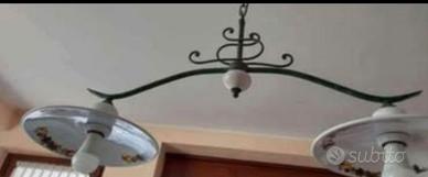 Lampadario bilanciere unico