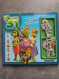 Libro bimbi con magneti Planet51